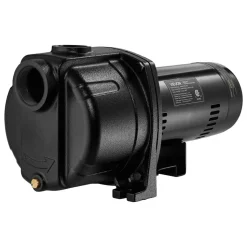 VEVOR 1.5 HP Shallow Well Jet Pump, AC 115/230 Volt, 4250 GPH Dual Voltage Cast Iron Well Jet Pump, with 108 ft Max Head Lift, Easy Voltage Switching, for Garden Irrigation, Lawn Sprinkler System