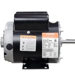 VEVOR 2HP SPL Air Compressor Electric Motor, 115/230V, 20/10 Amps, 56 Frame 3450RPM, 5/8