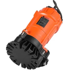 VEVOR 1/2 HP Submersible Trash Pump, 2000 GPH, 120V Cast Iron Submersible Sump Sewage Pump with 2 in Discharge, 39 ft Max Lift, Drain Dirty Clean Water, for Pools, Garden, Pond, Basement, Flooded Area