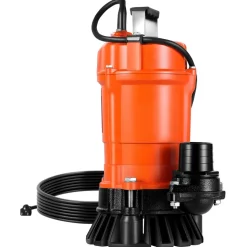 VEVOR 1/2 HP Submersible Trash Pump, 2000 GPH, 120V Cast Iron Submersible Sump Sewage Pump with 2 in Discharge, 39 ft Max Lift, Drain Dirty Clean Water, for Pools, Garden, Pond, Basement, Flooded Area