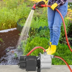 VEVOR 3/4HP SUS304 Stainless Steel Shallow Well Jet Pump, 115 Volt, 18.5 GPM 131 FT Maximum Head Irrigation Water Pump, for Agricultural Garden Irrigation System High-Rise Water Supply Shower Booster