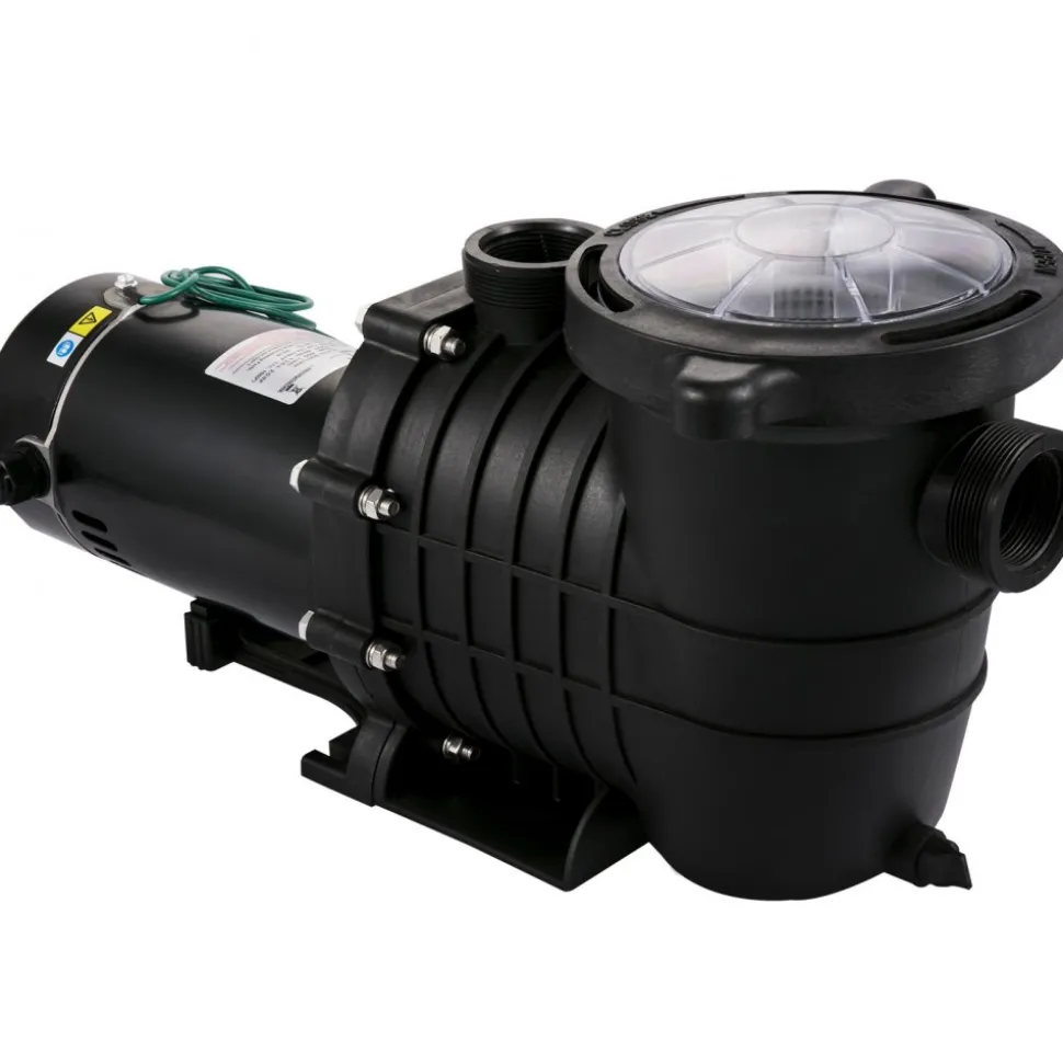 VEVOR 1HP Swimming Pool Pump, Dual Voltage 110V/220V, Circulates 5544GPH for Efficient Water Movement Above Pools, Includes Strainer Basket & Two 1-1/2'' NPT Connectors