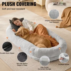VEVOR Human Dog Bed, 67.7