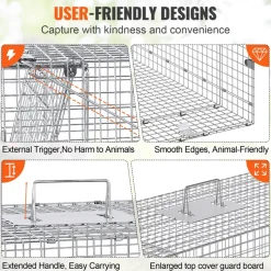 VEVOR Humane Live Animal Trap, Dimensions 50