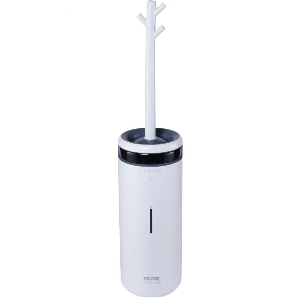 VEVOR Humidifier for Home Large Room, Commercial Humidifier for Whole House 1291.7 sq ft, 16L Water Tank & Night Light & 12h Timer & Auto Shut-Off , Greenhouse, Commercial Branch Tube w/ 360° Nozzle