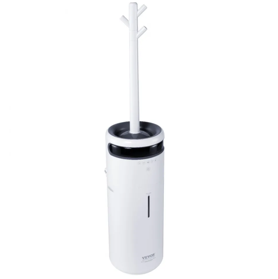 VEVOR Humidifier for Home Large Room, Commercial Humidifier for Whole House 1291.7 sq ft, 16L Water Tank & Night Light & 12h Timer & Auto Shut-Off , Greenhouse, Commercial Branch Tube w/ 360° Nozzle