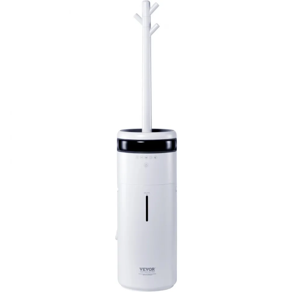 VEVOR Humidifier for Home Large Room, Commercial Humidifier for Whole House 1291.7 sq ft, 16L Water Tank & Night Light & 12h Timer & Auto Shut-Off , Greenhouse, Commercial Branch Tube w/ 360° Nozzle