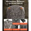 VEVOR Hunting Blind, 6-7 Person, 288 Degree 5 Side See-Through Ground Blinds with Carrying Bag, Portable Camouflage Tent, Durable Concealed Shelter with Silent Zipper Door and Window, for Turkey Deer