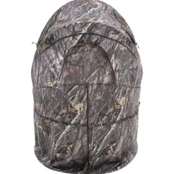 VEVOR Hunting Blind, Single Person Ground Blinds with Carrying Bag, Portable Camouflage Tent, Reinforced Durable Concealed Shelter with Silent Zipper Door and Window, for Turkey and Deer