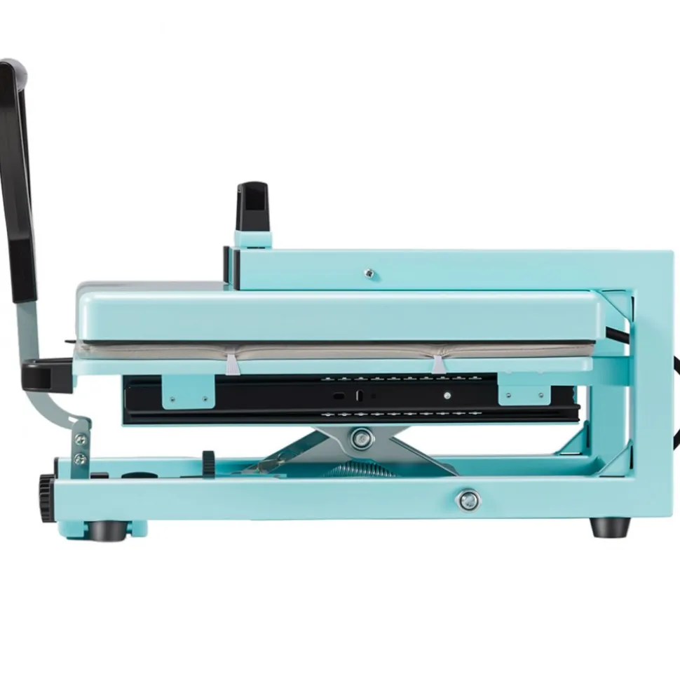 VEVOR Hybrid Heat Press, 15 x 15 inch, 8-in-1 Multifunction, Heat Up Fast and Even, All-New Patented Design, Easy to Control, Sublimation Press Machine for T-shirts/Tumblers/Caps/Plates, Light Green
