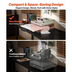 VEVOR Hybrid Heat Press, 15 x 15 inch, 8-in-1 Multifunction, Heat Up Fast and Even, All-New Patented Design, Easy to Control, Sublimation Press Machine for T-shirts/Tumblers/Caps/Plates, Light Green