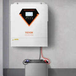 VEVOR Hybrid Solar Inverter, 3500W, All in One Pure Sine Wave Power Inverter Charger, 24V DC to Single-Phase 220/230V AC, with 100A MPPT Solar Controller, for Off-Grid System Lead Acid Lithium Battery