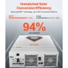 VEVOR Hybrid Solar Inverter, 6000W, All in One Pure Sine Wave Power Inverter Charger, 48V DC to Single-Phase 220/230V AC, with 120A MPPT Solar Controller, for Off-Grid System Lead Acid Lithium Battery