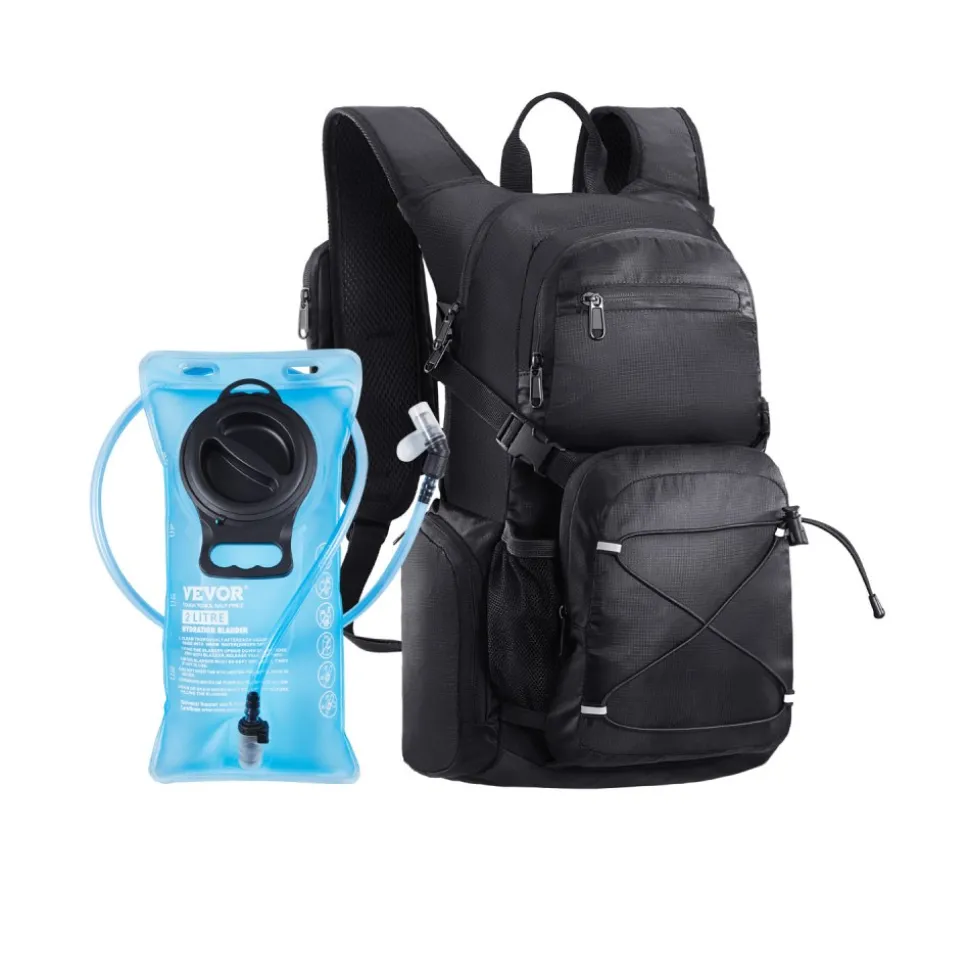 VEVOR Hydration Backpack, 25L Insulated Hydration Pack Backpack with 2L TPU Water Bladder, Hiking Water Backpack with Storage for Men Women, Hydro Water Daypack for Hiking Running Cycling Camping