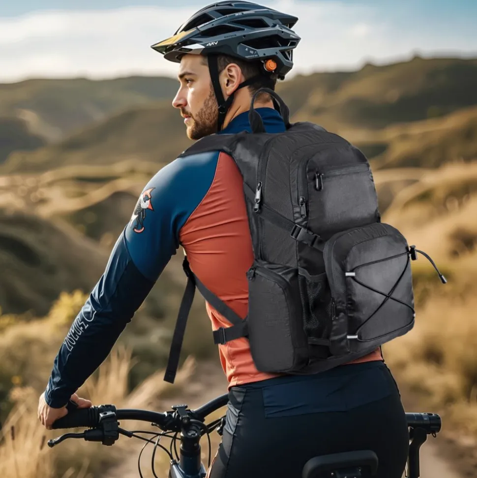 VEVOR Hydration Backpack, 25L Insulated Hydration Pack Backpack with 2L TPU Water Bladder, Hiking Water Backpack with Storage for Men Women, Hydro Water Daypack for Hiking Running Cycling Camping