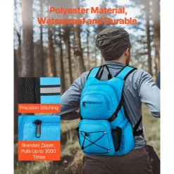 VEVOR Hydration Backpack, 25L Insulated Hydration Pack Backpack with 2L TPU Water Bladder, Hiking Water Backpack with Storage for Men Women, Hydro Water Daypack for Hiking Running Cycling Camping