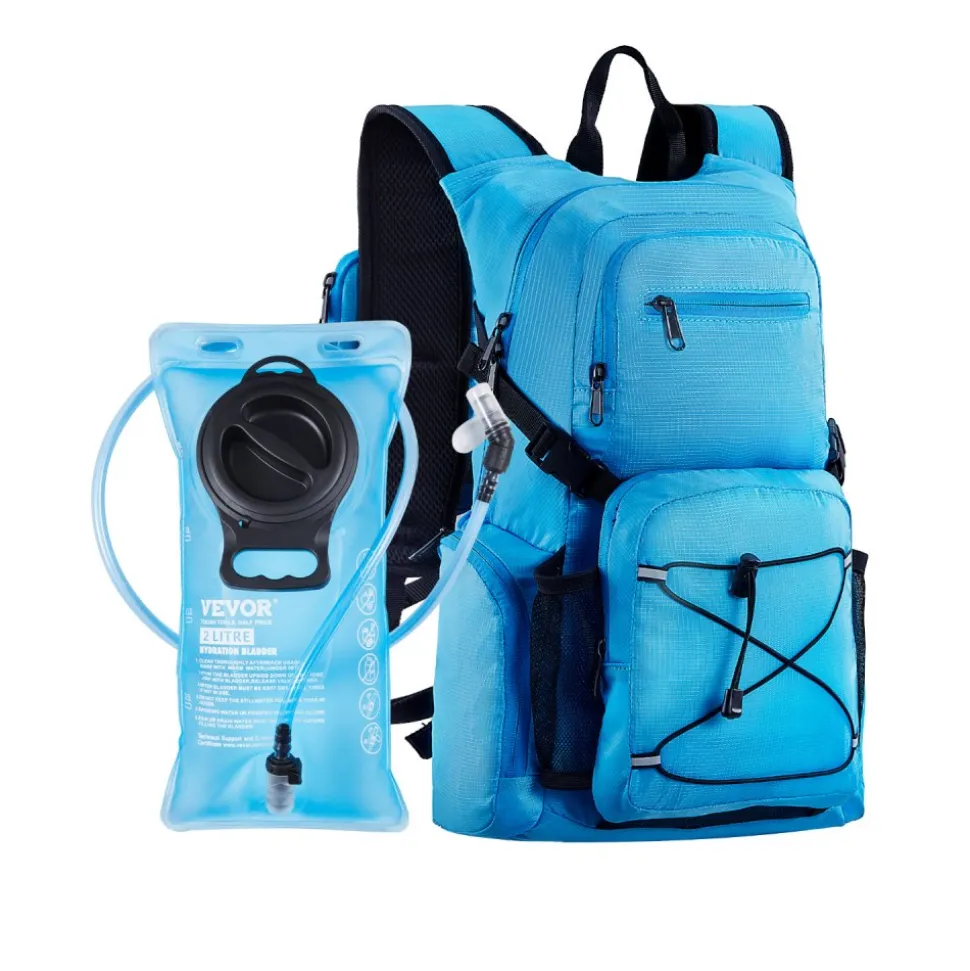 VEVOR Hydration Backpack, 25L Insulated Hydration Pack Backpack with 2L TPU Water Bladder, Hiking Water Backpack with Storage for Men Women, Hydro Water Daypack for Hiking Running Cycling Camping