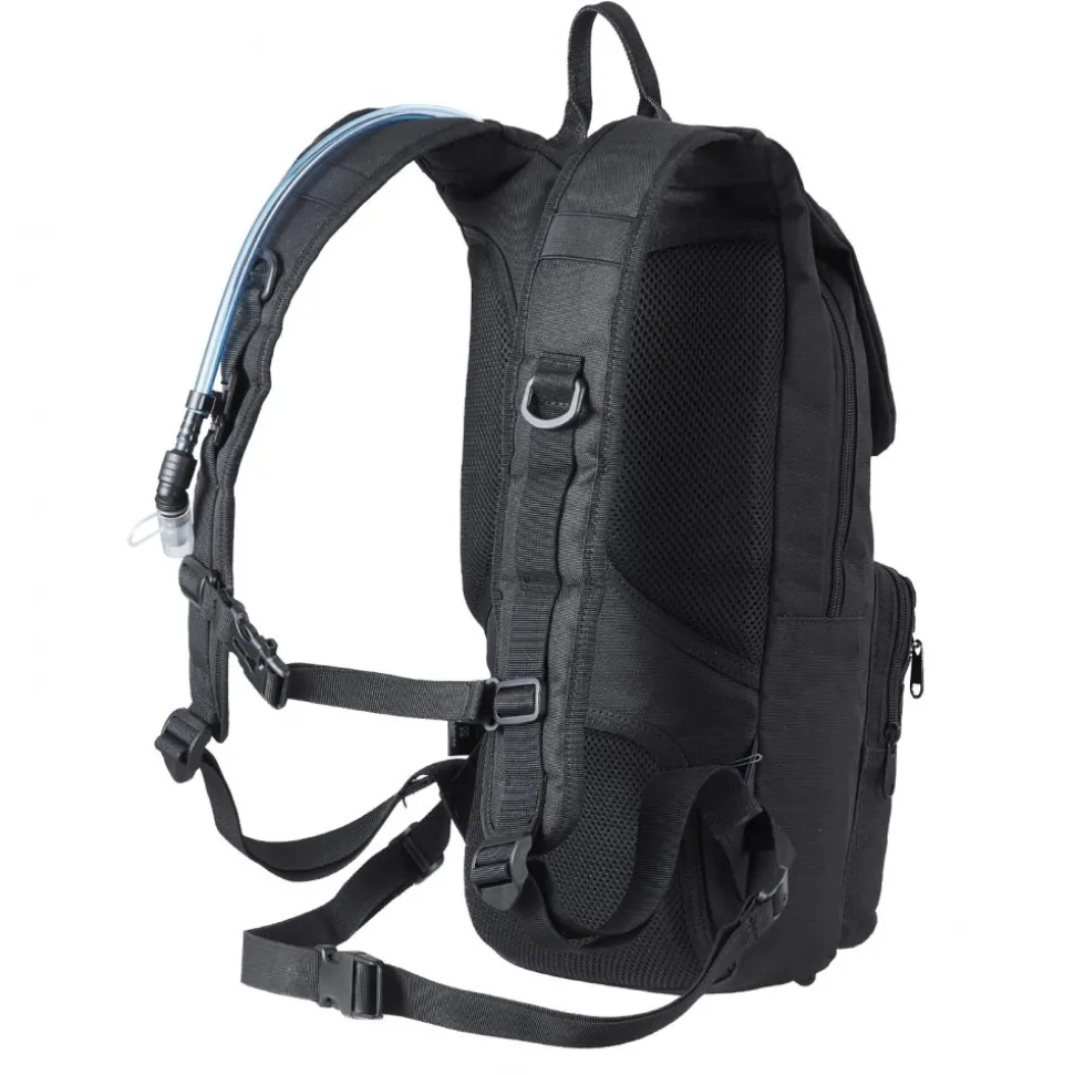 VEVOR Hydration Backpack, Water Backpack with 3L TPU Water Bladder, Tactical Molle Hiking Hydration Pack with Storage for Men Women, Hydro Water Daypack for Hiking Running Cycling Camping