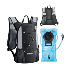 VEVOR Hydration Backpack with 2L TPU Water Bladder, Hydration Pack Backpack, Lightweight Hiking Water Backpack for Men Women, Hydro Water Daypack for Hiking, Running, Cycling, Camping & Rave
