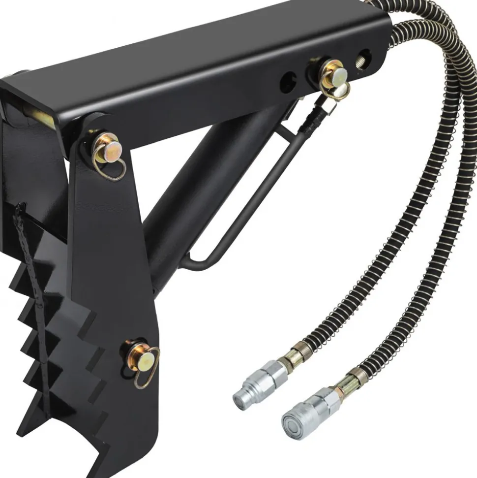 VEVOR Hydraulic Backhoe Thumb, 18 inch 1/2" Thickness Heavy Duty Excavator Thumb, Black Steel Weld On Thumb Attachments with Hydraulic Cylinder, Mechanical Hydraulic Thumb for Backhoe/Excavator