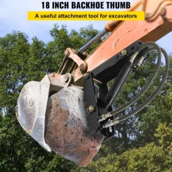 VEVOR Hydraulic Backhoe Thumb, 18 inch 1/2