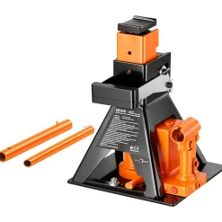 VEVOR Hydraulic Bottle Jack and Jack Stand in One 2 Ton (4409.3 lbs) Lift, for Compact Car, Subcompact Car & Motorcycle, 8.78