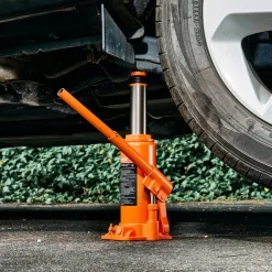 VEVOR Hydraulic Bottle Jack, 10 Ton (22046 lbs) Capacity, 9.3-18.5 Inch Lifting Range, Heavy Duty Welded Bottle Jack for Car, SUV, Pickup, Auto Repair, House Lift and Agricultural Equipment, Orange