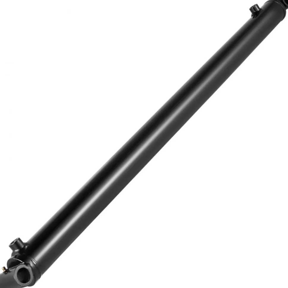 VEVOR Hydraulic Cylinder 2" Bore 36" Stroke Hydraulic Ram Cylinder 3000psi Hydraulic Cylinders Welded Double Acting Cross Tube SAE6 Port Hydraulic Lifting Cylinder (2 X 36)