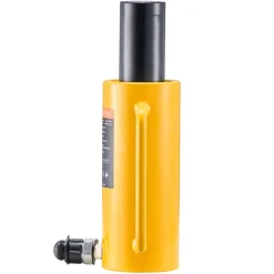 VEVOR Hydraulic Cylinder Jack, 20 Ton Solid Ram Hydraulic Cylinder, 6 Inch Stroke Single Acting Hydraulic Cylinder, with Quick Connector Portable Hydraulic Solid Jack Hydraulic Lifting Cylinders