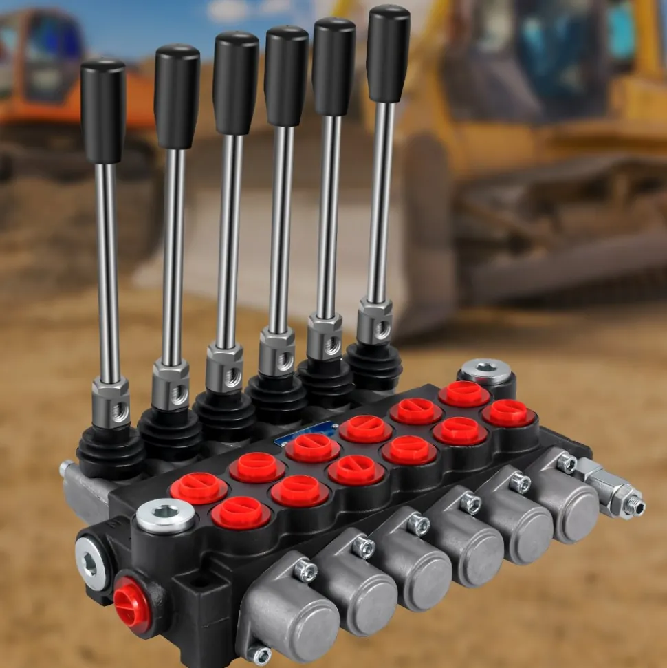 VEVOR Hydraulic Directional Control Valve, 1 Spool Hydraulic Spool Valve, 21 GPM Hydraulic Loader Valve, 3625 PSI Directional Control Valve, Hydraulic Valves And Controls For Tractors Loaders Tanks
