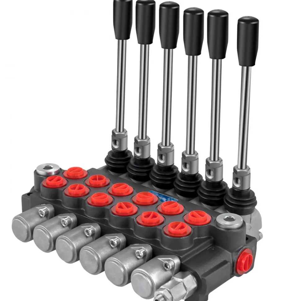 VEVOR Hydraulic Directional Control Valve, 1 Spool Hydraulic Spool Valve, 21 GPM Hydraulic Loader Valve, 3625 PSI Directional Control Valve, Hydraulic Valves And Controls For Tractors Loaders Tanks