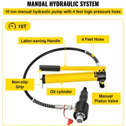 VEVOR Hydraulic Exhaust Pipe Expander, 1-5/8