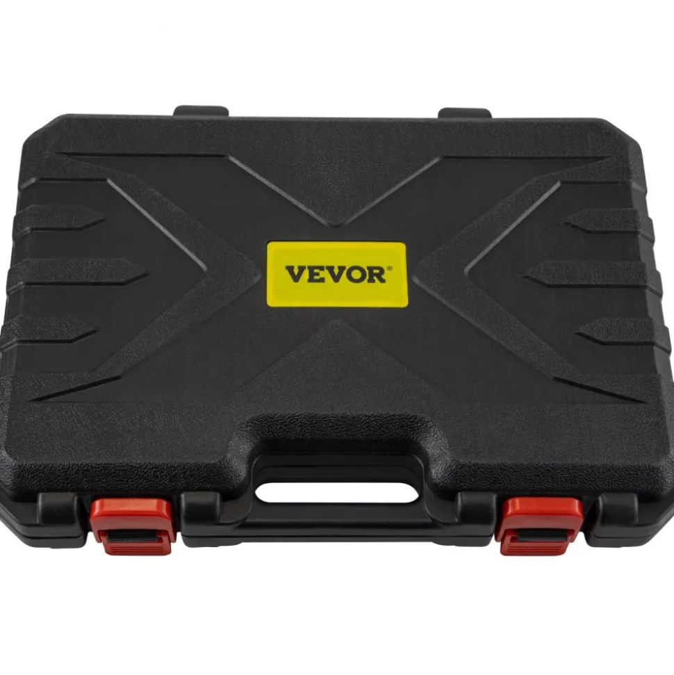 VEVOR Hydraulic Flaring Tool Kit, 45° Double Flaring Tool, Brake Repair Brake Flaring Tools for 3/16"-1/2", Brake Flare Tool with Tube Cutter and Deburrer, 32 PCS Tube Flaring Tools for Copper Lines