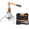 VEVOR Hydraulic Gear Puller, 5 Ton Max Capacity Wheel Bearing Pulling Separator, 2 or 3 Jaws Puller, Vertically and Horizontally, 8" Jaw Hydraulic Puller with Case for Pulling Hubs