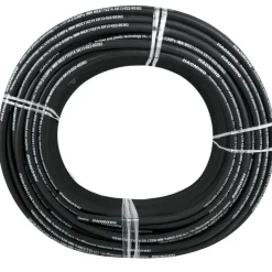VEVOR Hydraulic Hose 328 Feet Rubber Hydraulic Hoses with 2 High-Tensile Steel Wire Braid, Inner Diameter 3/8 Inch, 5000 PSI Max, Bulk Hydraulic Hose -40 °F to 250 °F, Hydraulic Oil Flexible Hose