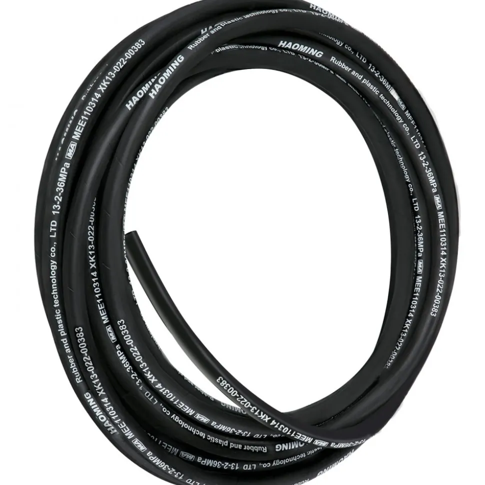 VEVOR Hydraulic Hose 50 Feet Rubber Hydraulic Hoses with 2 High-Tensile Steel Wire Braid, Inner Diameter 1/2 Inch, 5000 PSI Max, Bulk Hydraulic Hose -40 °F to 250 °F, Hydraulic Oil Flexible Hose
