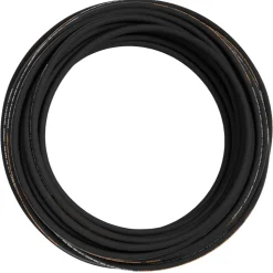 VEVOR Hydraulic Hose 3/4 inch x 50 ft, Coiled Hydraulic Hose 3120 PSI, Rubber Hydraulic Hose with 2 High-Tensile Steel Wire Braid, Bulk Hydraulic Hose -20℃ to 140℃, Hydraulic Oil Flexible Hose