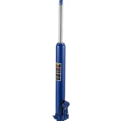 VEVOR Hydraulic Long Ram Jack, 8 Tons/17363 lbs Capacity, with Single Piston Pump and Clevis Base, Manual Cherry Picker with Handle, for Garage/Shop Cranes, Engine Lift Hoist, Blue