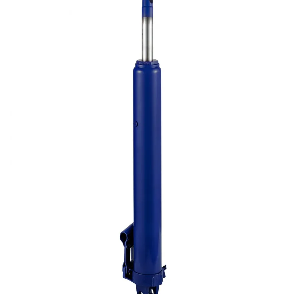 VEVOR Hydraulic Long Ram Jack, 8 Tons/17363 lbs Capacity, with Single Piston Pump and Clevis Base, Manual Cherry Picker with Handle, for Garage/Shop Cranes, Engine Lift Hoist, Blue
