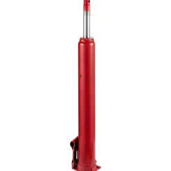 VEVOR Hydraulic Long Ram Jack, 4 Tons/8818 lbs Capacity, with Single Piston Pump and Flat Base, Manual Cherry Picker with Handle, for Garage/Shop Cranes, Engine Lift Hoist, Red
