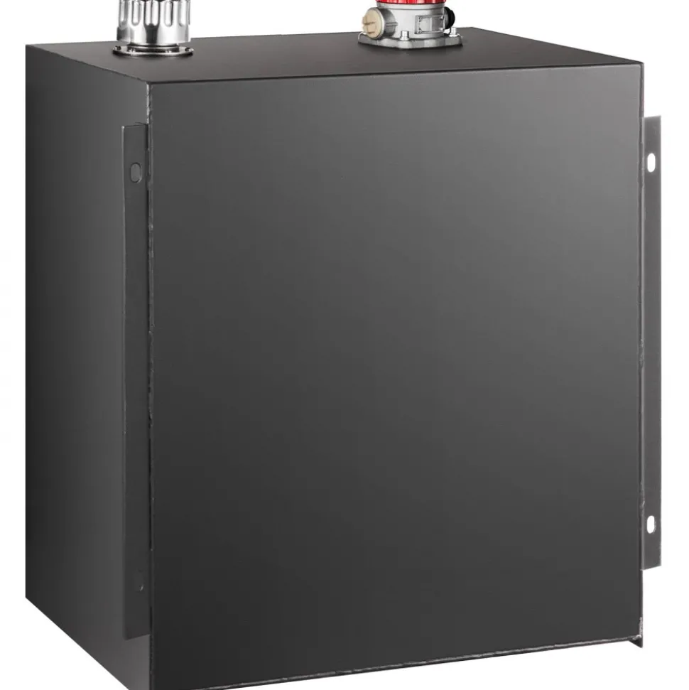 VEVOR Hydraulic Oil Tanks 25Gal Fuel Tank Heavy Duty Hydraulic Steel Tank Reservoir, Gasoline Transfer Tanks, Hydraulic Reservoir with Strainer Temp Gauge Filter Breather Cap for Tractors & Trucks