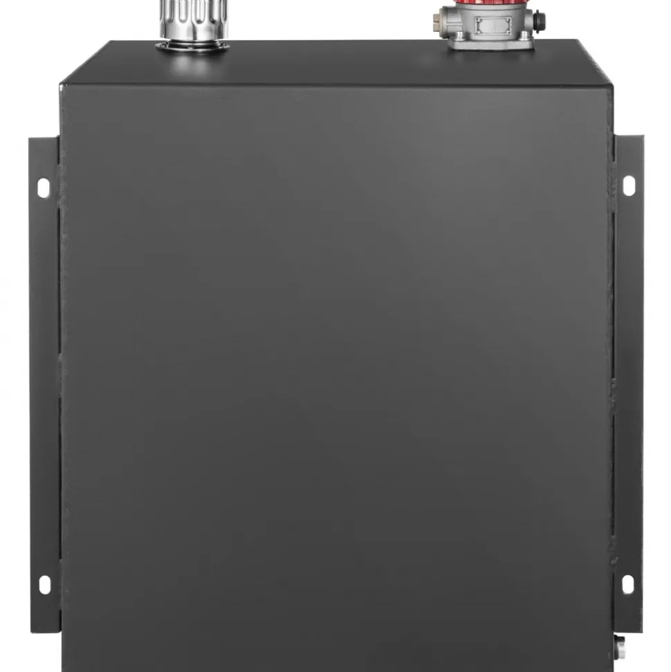 VEVOR Hydraulic Oil Tanks 25Gal Fuel Tank Heavy Duty Hydraulic Steel Tank Reservoir, Gasoline Transfer Tanks, Hydraulic Reservoir with Strainer Temp Gauge Filter Breather Cap for Tractors & Trucks