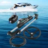 VEVOR Hydraulic Outboard Steering Kit 300HP, Hydraulic Steering Kit Helm Pump,Hydraulic Boat Steering Kit with 22 Feet Hydraulic Steering Hose for Boat Steering System