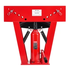 VEVOR Hydraulic Pipe Bender, 16 Ton Manual Copper Exhaust Pipe Bending Machine with 8 Dies (1/2