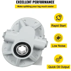 VEVOR Hydraulic Pump 21.2GPM Hydraulic Motor 540RPM Log Splitter 2250PSI Hydraulic Splitter SAE 12 Outlet Port Hydraulic Pump for Log Splitter for Truck Tailgate Lift,Scissor Lift, Dump Trailer