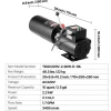 VEVOR Hydraulic Pump Power Unit, AC 220V, 10 Quart Single Acting Hydraulic Unit, 6.3 L/min Oil Flow, Max Discharge Pressure 22 MPa for Dump Truck, Auto Repair Garage, Car Lifting Platforms, Black