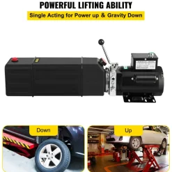 VEVOR Hydraulic Pump 2950 PSI 60HZ Hydraulic Power Unit 3 HP 220V Hydraulic Power Pack for 2 & 4 Post Lifts Car Lift Hydraulic Power Unit with 3.5 Gallon Reservoir