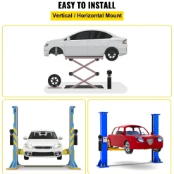 VEVOR Hydraulic Pump 2950 PSI 60HZ Hydraulic Power Unit 3 HP 220V Hydraulic Power Pack for 2 & 4 Post Lifts Car Lift Hydraulic Power Unit with 3.5 Gallon Reservoir