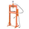 VEVOR Hydraulic Shop Press, 20 T H-Frame Pneumatic Shop Press with Press Plate, Stable Garage Floor Adjustable Hydraulic Press with Triangular Support, Fit for Bending, Straightening & Stamping