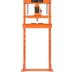VEVOR Hydraulic Shop Press, 12 Ton H-Frame Hydraulic Garage/Shop Floor Press, Adjustable Shop Press with Press Plates, Heavy Duty Hydraulic Press for Garage, Shop, Workshop